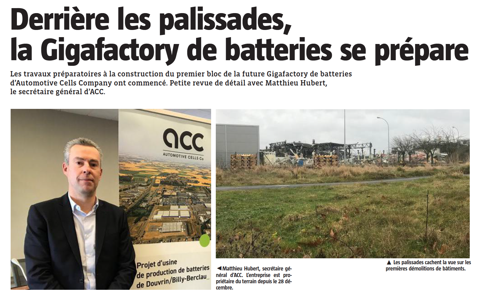 La Gigafactory de batteries ACC se prépare_LaVoixDuNord