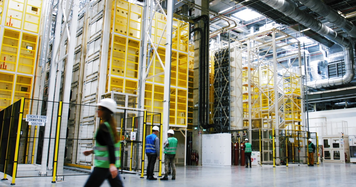 Photo of the inside of the Billy-Berclau Gigafactory