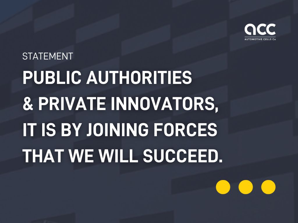 Titre communiqué - C’est ensemble, puissance publique et innovateurs privés que nous réussirons.