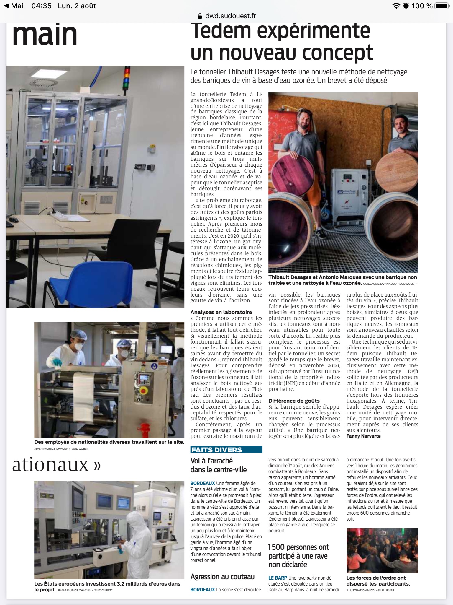 ACC construit les batteries du futur - Sud Ouest p2
