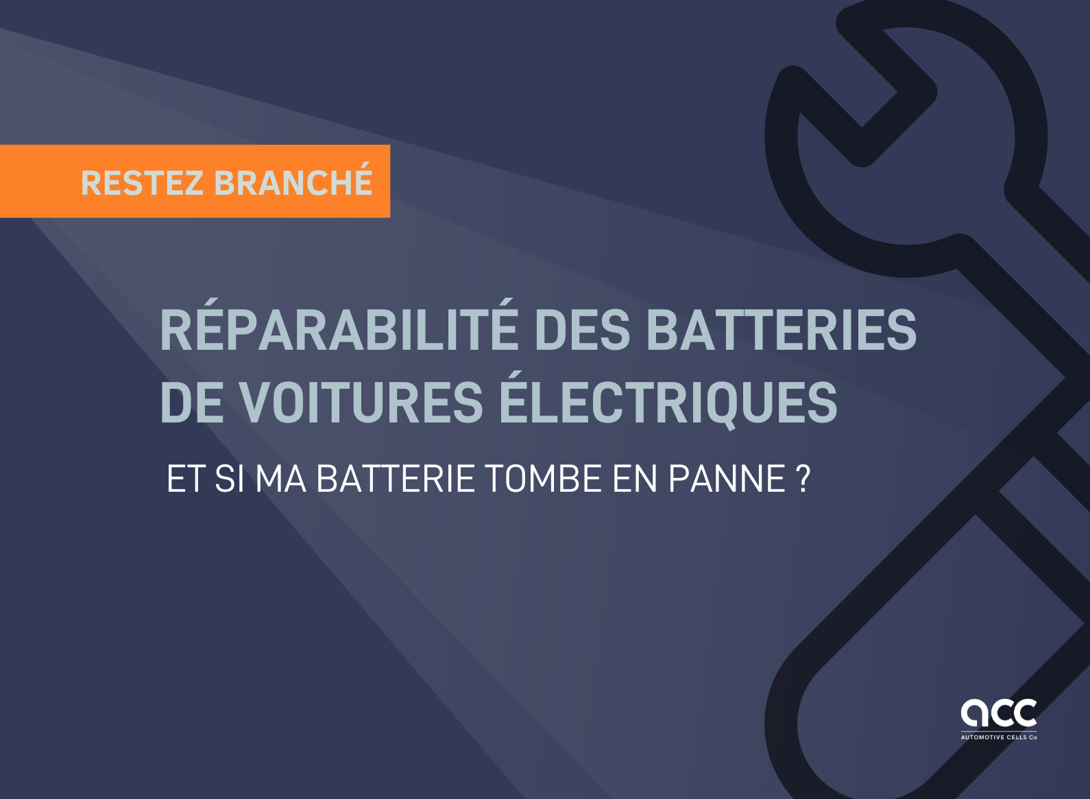 Réparabilité des batteries de voitures électriques