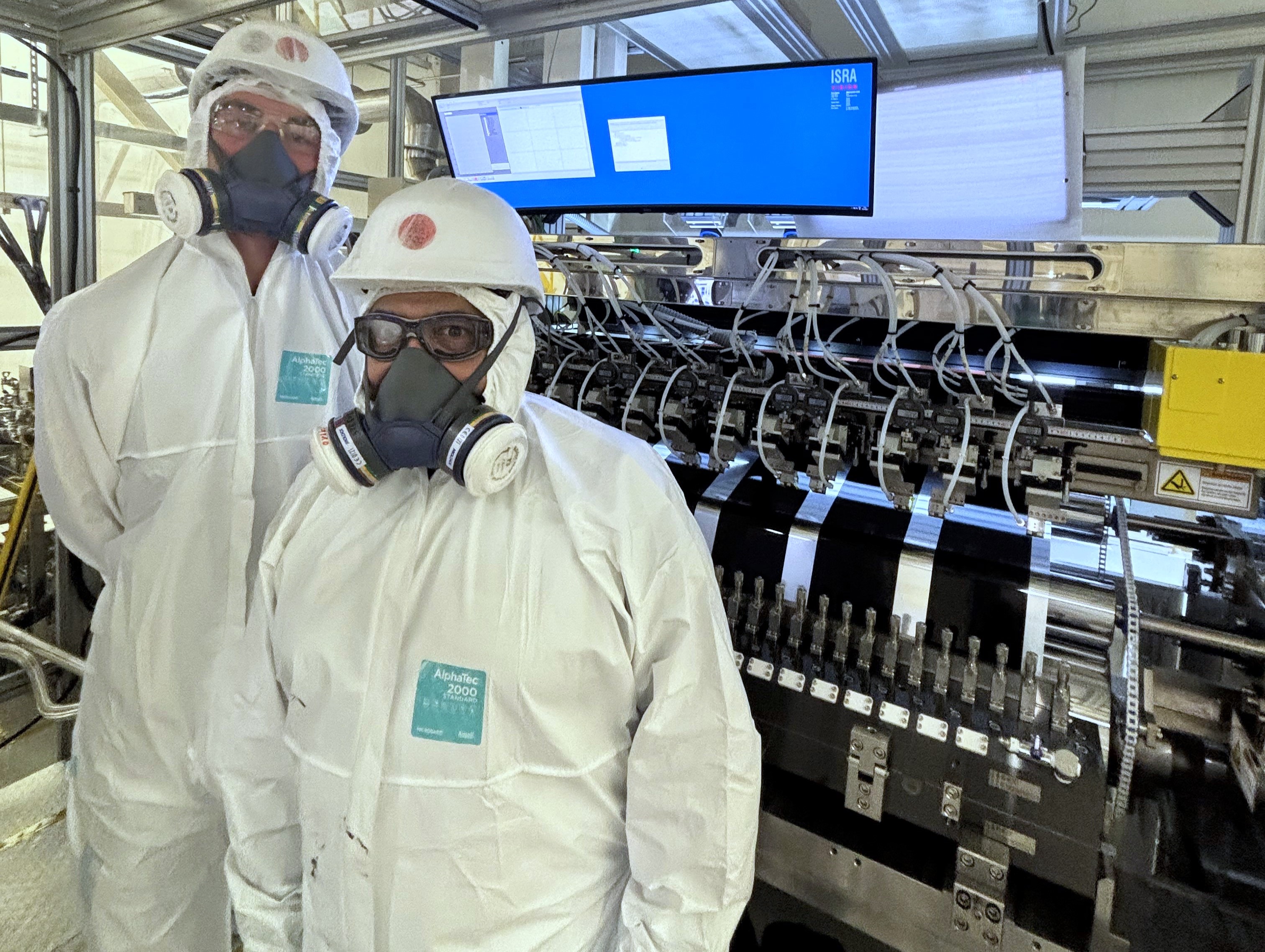 Le premier coating est une opération de mise en route très complexe.