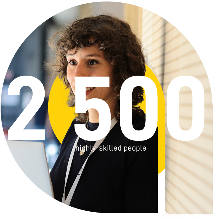 2500 highly skilled people