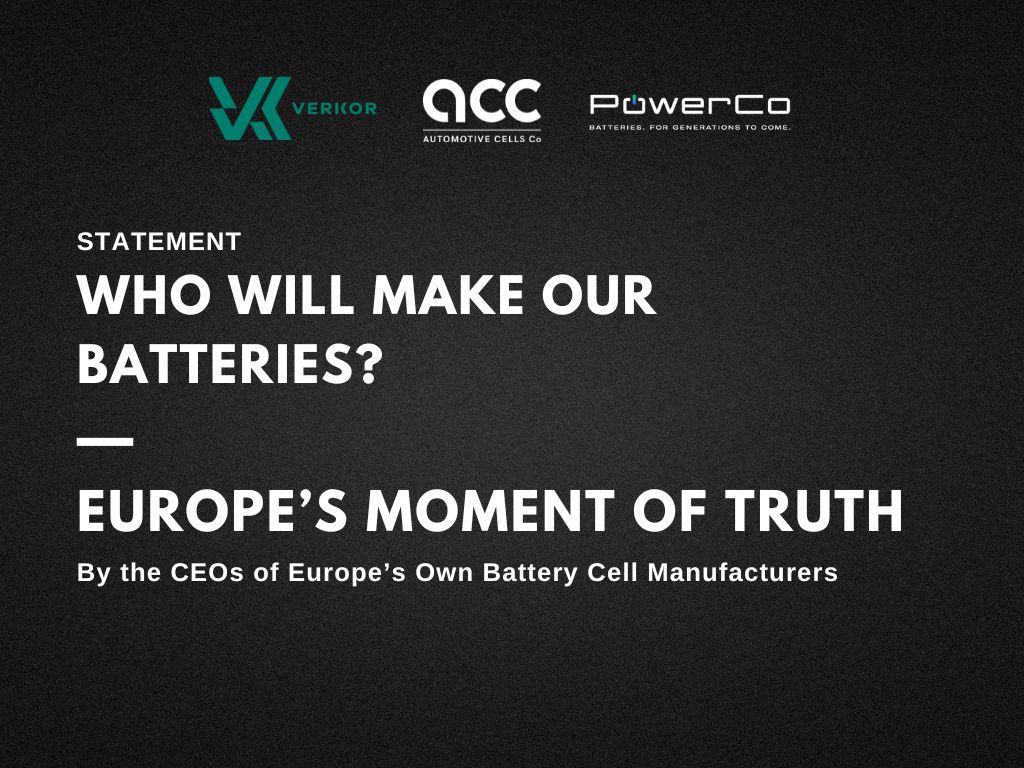 ACC PowerCo Verkor joined statement