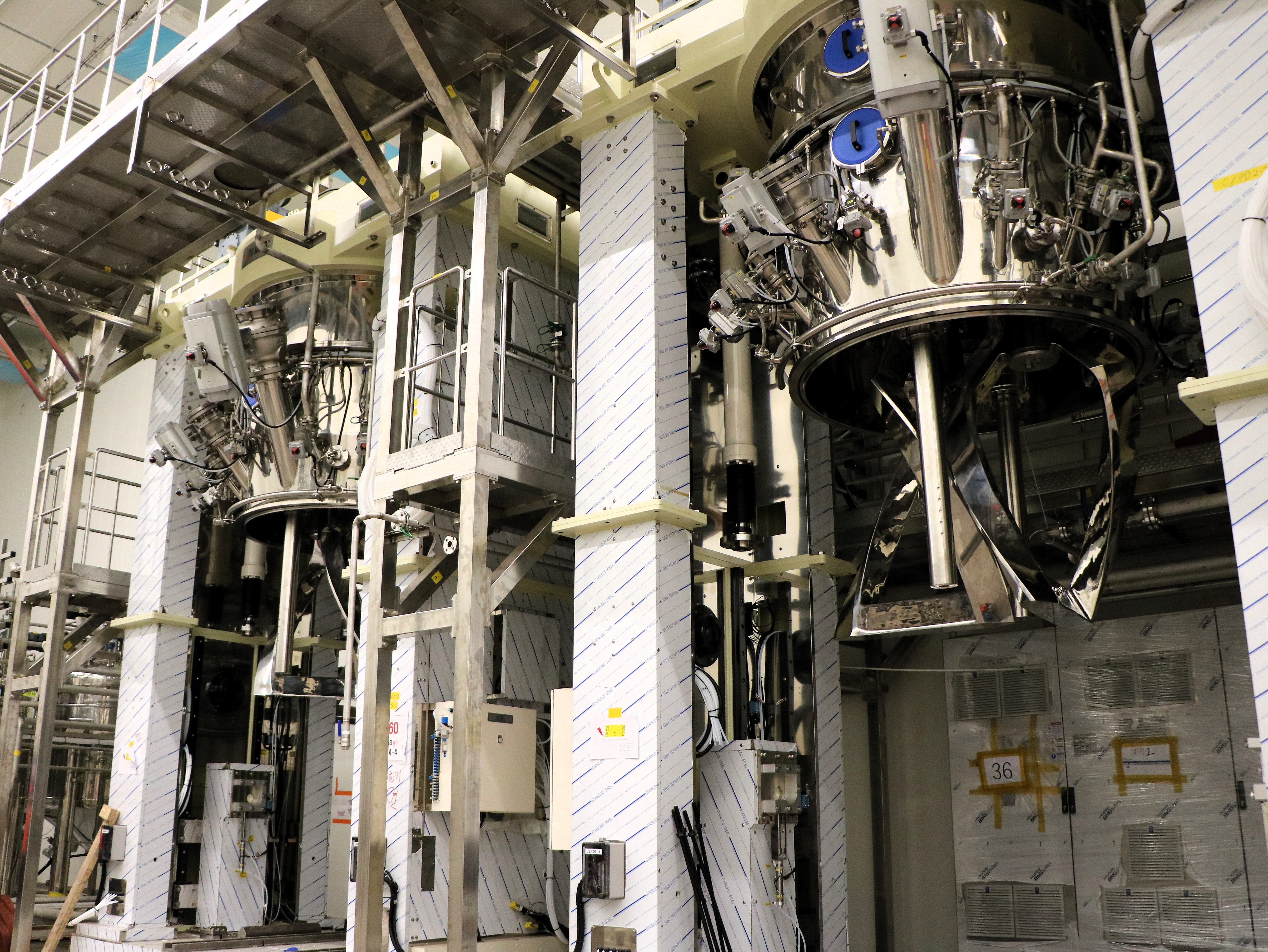 Les mixeurs sont utilisés en début de process industriel.