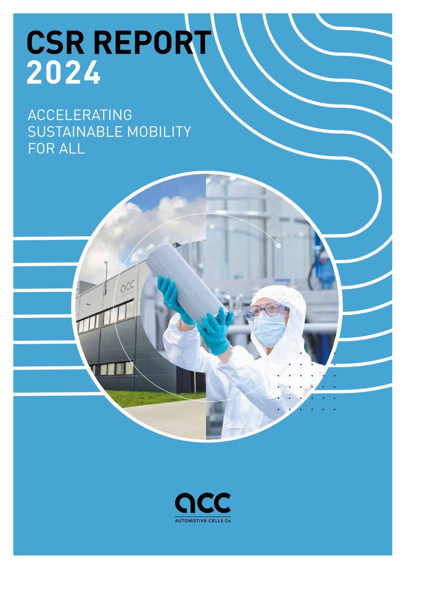 ACC 2024 CSR Report cover Cover of CSR Report 2024