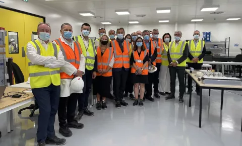 ACC welcome Saft’s management team for a tour of ACC’s R&D center