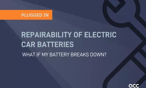 Repairability of electric car batteries