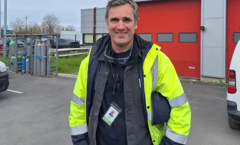 Franck Fleurisse a rejoint l'équipe maintenance utilities en 2024.