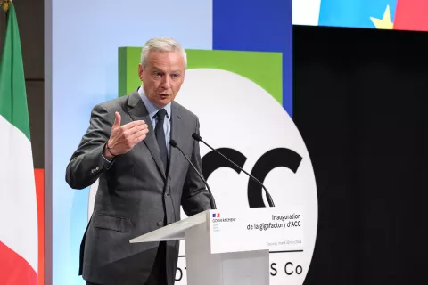 Inauguration de la première Gigafactory Française ACC 10 Inauguration de la première Gigafactory Française ACC 10