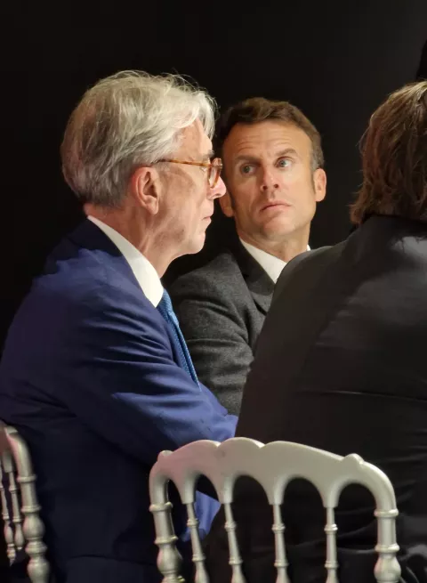 Dejeuner Yann Vincent Macron 1