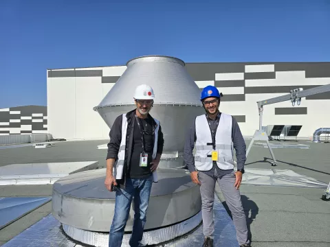 Aldo et Stefano ont piloté l'opération pour ACC.