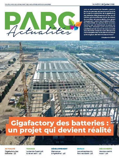 Parc Actualités - Gigafactory des batteries : un projet qui devient réalité