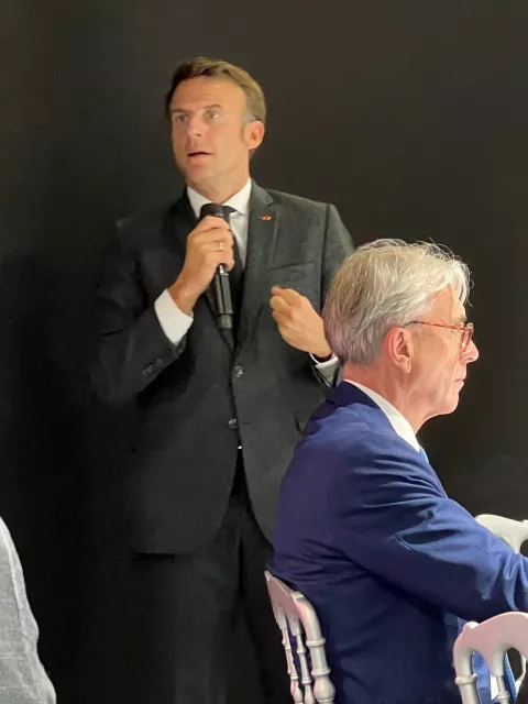 Dejeuner Yann Vincent Macron 4