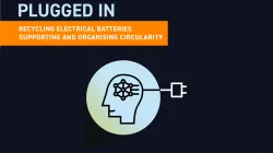 Illustration de la série Restez branché, article sur le recyclage des batteries cling