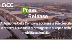 Automotive Cells Company accelera la sua crescita e rafforza il suo ruolo di protagonista europeo della mobilità sostenibile Automotive Cells Company accelera la sua crescita e rafforza il suo ruolo di protagonista europeo della mobilità sostenibile