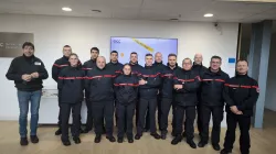 Photos of ACC firefighters in training