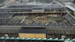 Drone photo of ACC's Kaiserslautern future battery cell production site
