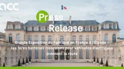 Grande Exposition du Fabriqué en France à l’Élysée :  les 1ères batteries françaises pour véhicules électriques prennent la route