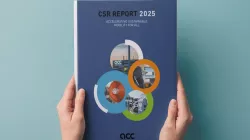 Hands holding ACC CSR Report