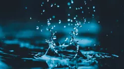 Decorative photo of water drops